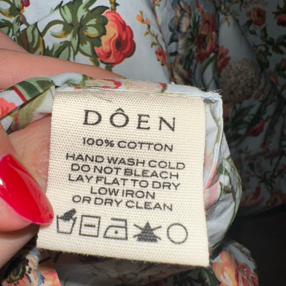 NWOT Doen Julie Dress - Calico Garden - size Small - Picture 11 of 11